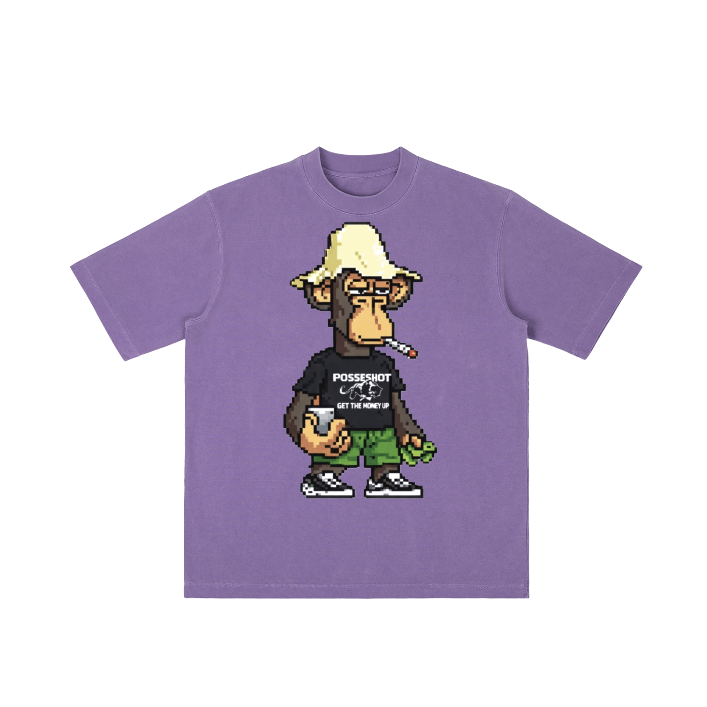 WSG "8BIT SCOTT" TEE - WHO'S SCOTT GREEN???