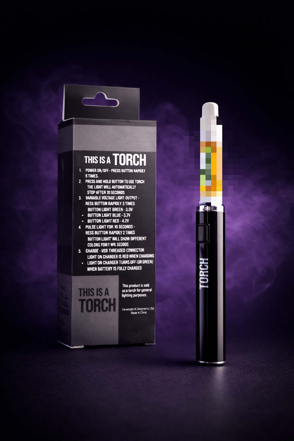 THIS IS A TORCH - 510 500 mAh Variable Voltage Torch - WHO'S SCOTT GREEN???