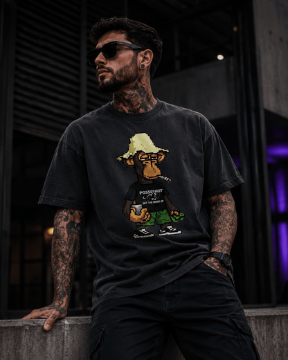 WSG "8BIT SCOTT" TEE - WHO'S SCOTT GREEN???
