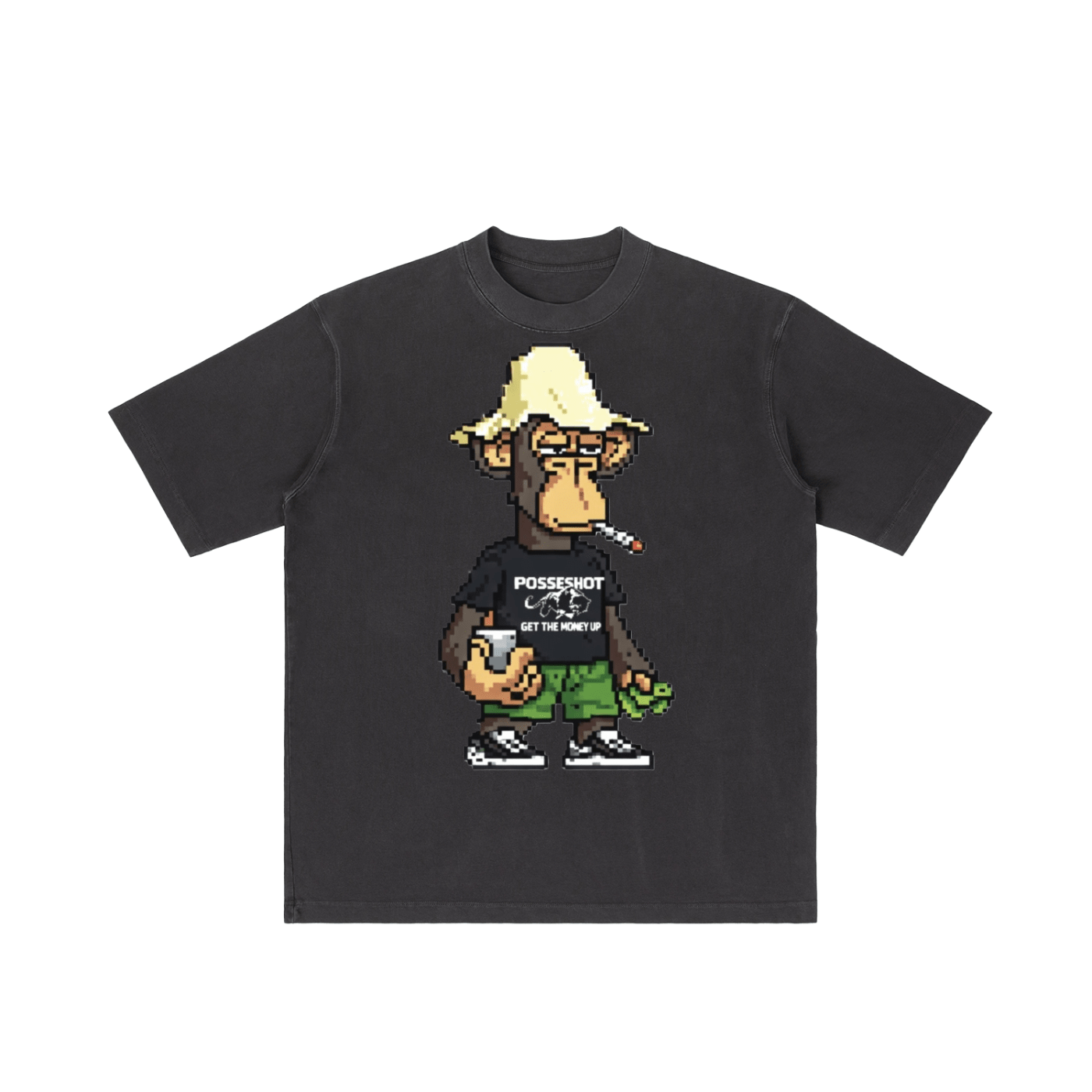 WSG "8BIT SCOTT" TEE - WHO'S SCOTT GREEN???