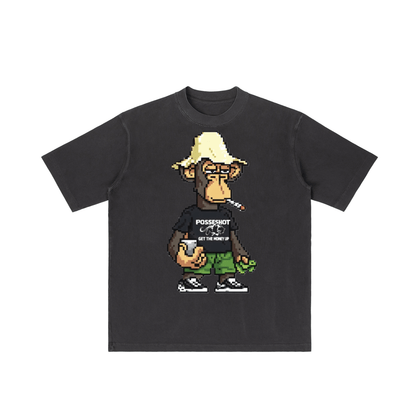 WSG "8BIT SCOTT" TEE - WHO'S SCOTT GREEN???