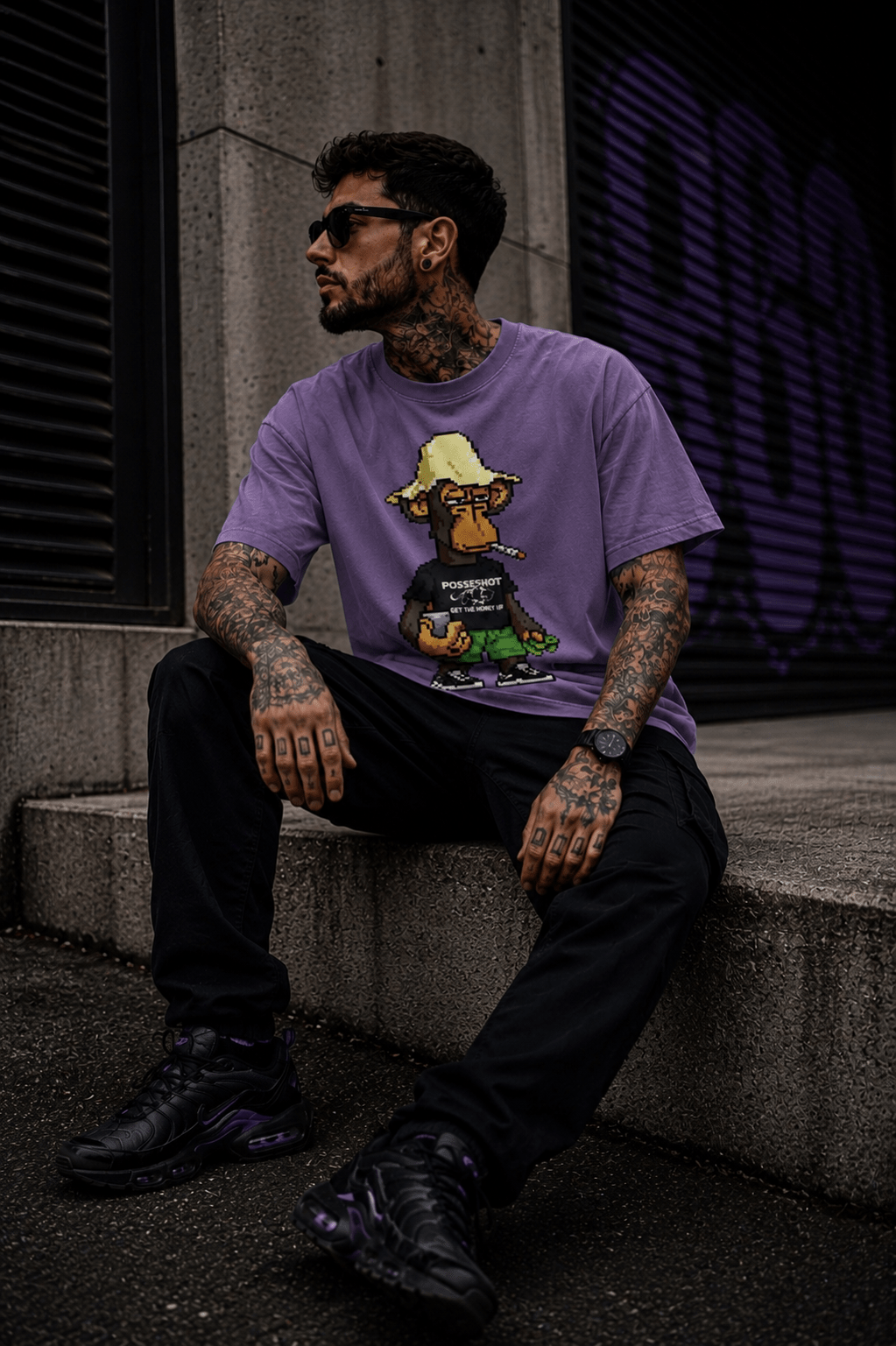 WSG "8BIT SCOTT" TEE - WHO'S SCOTT GREEN???