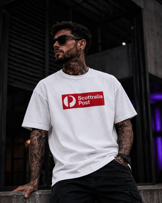 WSG "SCOTTRALIA POST" TEE - WHO'S SCOTT GREEN???
