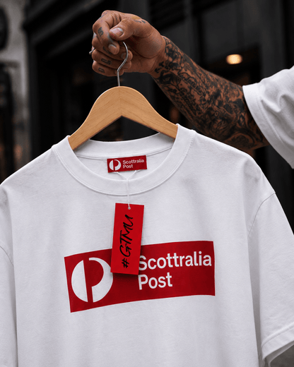WSG "SCOTTRALIA POST" TEE - WHO'S SCOTT GREEN???